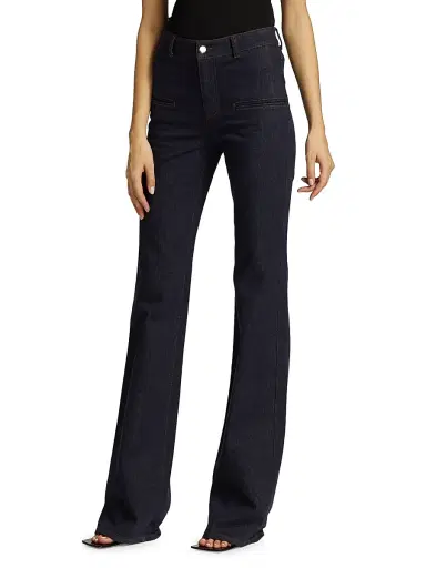 Altuzarra Women's Serge Flared Denim Pants - Berry Blue - Size 14 | Thumbnail 4 Altuzarra Women's Serge Flared Denim Pants - Berry Blue - Size 14 | Thumbnail 4