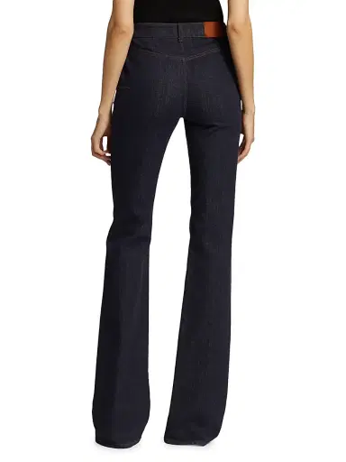 Altuzarra Women's Serge Flared Denim Pants - Berry Blue - Size 14 | Thumbnail 5 Altuzarra Women's Serge Flared Denim Pants - Berry Blue - Size 14 | Thumbnail 5