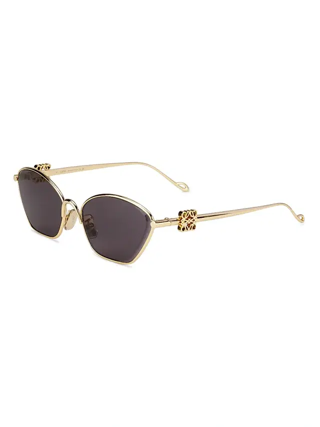 Men's Metal 57MM Cat-Eye Sunglasses - Dark Grey Endura Gold Men's Metal 57MM Cat-Eye Sunglasses - Dark Grey Endura Gold