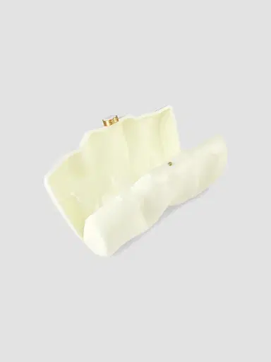 Cult Gaia Women's Scrunch Clutch - White | Thumbnail 4 Cult Gaia Women's Scrunch Clutch - White | Thumbnail 4