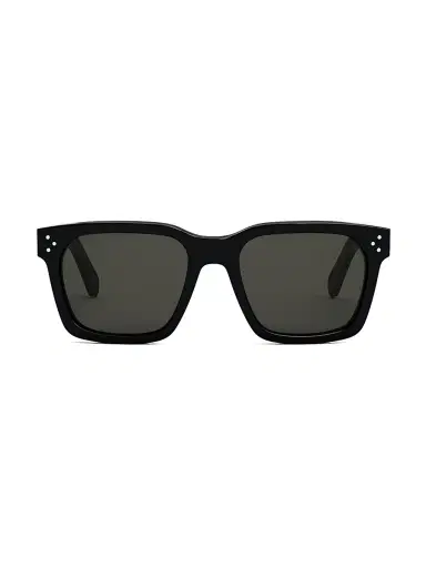 Celine Men's Bold 3 Dots 53MM Square Sunglasses - Shiny Black Smoke | Thumbnail 2 Celine Men's Bold 3 Dots 53MM Square Sunglasses - Shiny Black Smoke | Thumbnail 2