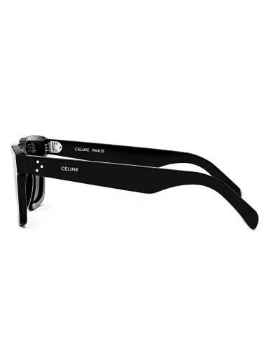 Celine Men's Bold 3 Dots 53MM Square Sunglasses - Shiny Black Smoke | Thumbnail 3 Celine Men's Bold 3 Dots 53MM Square Sunglasses - Shiny Black Smoke | Thumbnail 3