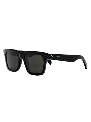 Celine Men's Bold 3 Dots 53MM Square Sunglasses - Shiny Black Smoke | Thumbnail 1 Celine Men's Bold 3 Dots 53MM Square Sunglasses - Shiny Black Smoke | Thumbnail 1