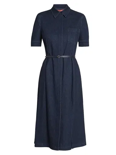 Altuzarra Women's Kieran Denim Midi-Shirtdress | Thumbnail 1 Altuzarra Women's Kieran Denim Midi-Shirtdress | Thumbnail 1
