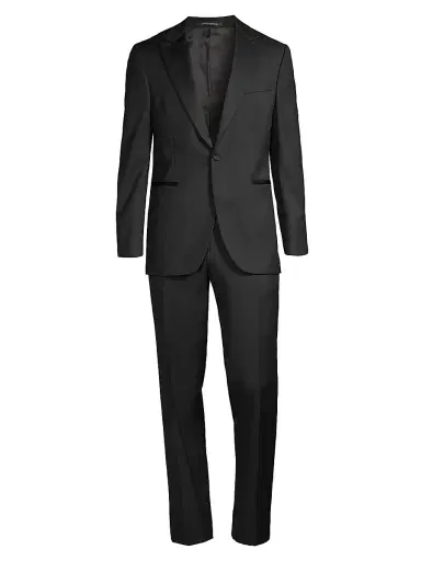 Paul Stuart Men's Wool One-Button Tuxedo | Thumbnail 1 Paul Stuart Men's Wool One-Button Tuxedo | Thumbnail 1