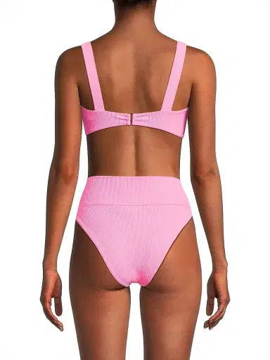 Beach Riot Women's Sophia Ribbed Bikini Top - Prism Pink | Thumbnail 5 Beach Riot Women's Sophia Ribbed Bikini Top - Prism Pink | Thumbnail 5