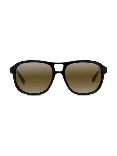 Vuarnet Men's Legend 03 Valley 58MM Pilot Sunglasses - Green Mirror Black | Thumbnail 2 Vuarnet Men's Legend 03 Valley 58MM Pilot Sunglasses - Green Mirror Black | Thumbnail 2