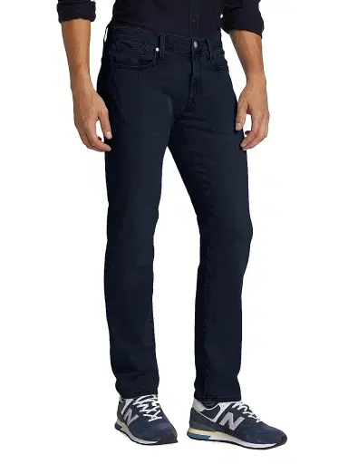 FRAME L'Homme Cotton-Blend Slim-Fit Jeans - Placid | Thumbnail 4 FRAME L'Homme Cotton-Blend Slim-Fit Jeans - Placid | Thumbnail 4