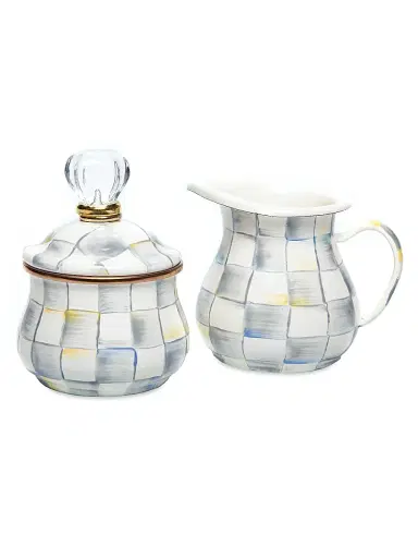 MacKenzie-Childs Sterling Check Creamer | Thumbnail 2 MacKenzie-Childs Sterling Check Creamer | Thumbnail 2