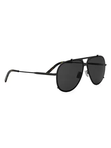 Dior Men's BlackSuit AU 59MM Pilot Sunglasses - Black Black | Thumbnail 8 Dior Men's BlackSuit AU 59MM Pilot Sunglasses - Black Black | Thumbnail 8