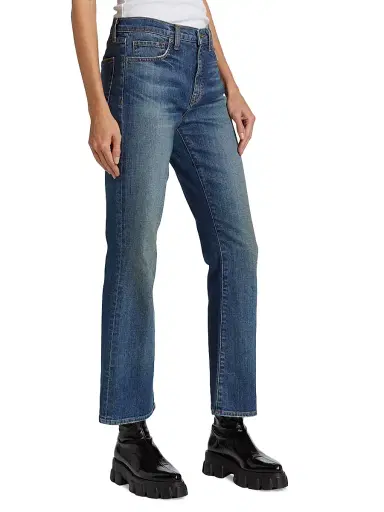 Nili Lotan Women's Bootcut Mid-Rise Jeans - Classic Wash - Size 30 | Thumbnail 4 Nili Lotan Women's Bootcut Mid-Rise Jeans - Classic Wash - Size 30 | Thumbnail 4