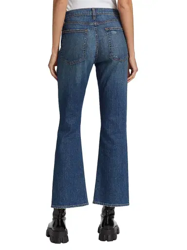 Nili Lotan Women's Bootcut Mid-Rise Jeans - Classic Wash - Size 30 | Thumbnail 5 Nili Lotan Women's Bootcut Mid-Rise Jeans - Classic Wash - Size 30 | Thumbnail 5