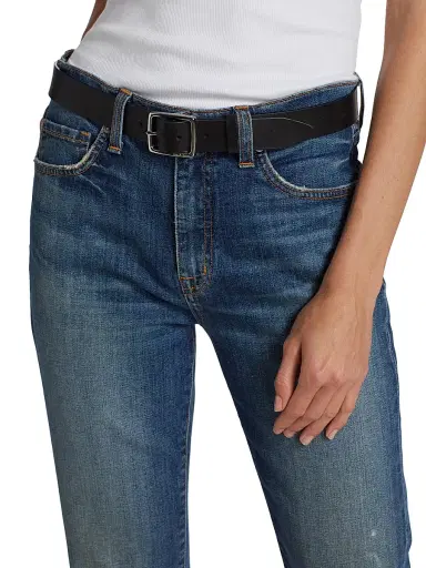 Nili Lotan Women's Bootcut Mid-Rise Jeans - Classic Wash - Size 30 | Thumbnail 6 Nili Lotan Women's Bootcut Mid-Rise Jeans - Classic Wash - Size 30 | Thumbnail 6