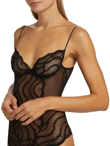 Kiki de Montparnasse Women's Leche Moi Thong Bodysuit - Black - Size Large | Thumbnail 5 Kiki de Montparnasse Women's Leche Moi Thong Bodysuit - Black - Size Large | Thumbnail 5
