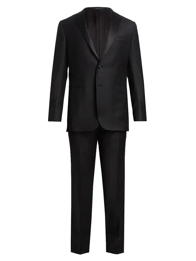 Men's Super 120 Tuxedo - Black Men's Super 120 Tuxedo - Black