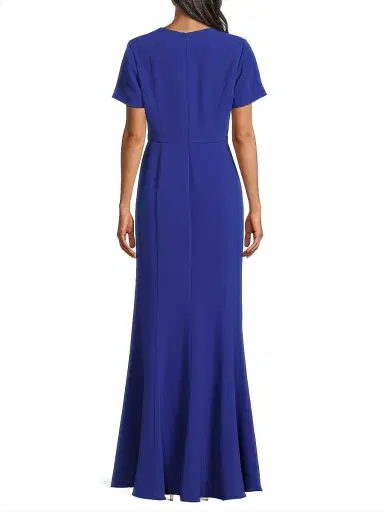 Shani Women's Crepe Bow Bodice Gown - Royal Blue - Size 16 | Thumbnail 5 Shani Women's Crepe Bow Bodice Gown - Royal Blue - Size 16 | Thumbnail 5