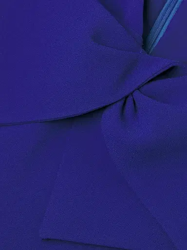 Shani Women's Crepe Bow Bodice Gown - Royal Blue - Size 16 | Thumbnail 6 Shani Women's Crepe Bow Bodice Gown - Royal Blue - Size 16 | Thumbnail 6
