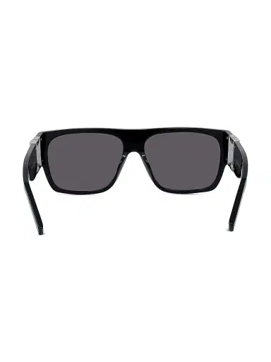 Givenchy Men's 4G Rectangular Sunglasses - Shiny Black Smoke | Thumbnail 5 Givenchy Men's 4G Rectangular Sunglasses - Shiny Black Smoke | Thumbnail 5