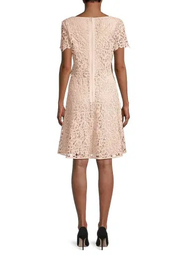 Shani Women's Floral Lace Dress - Champagne - Size 16 | Thumbnail 5 Shani Women's Floral Lace Dress - Champagne - Size 16 | Thumbnail 5