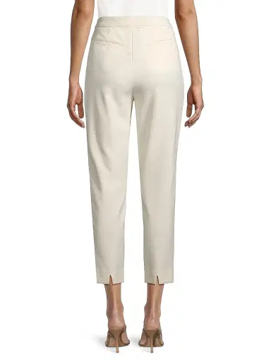 Frances Valentine Women's Lucy Slim Cropped Pants - Oyster | Thumbnail 5 Frances Valentine Women's Lucy Slim Cropped Pants - Oyster | Thumbnail 5