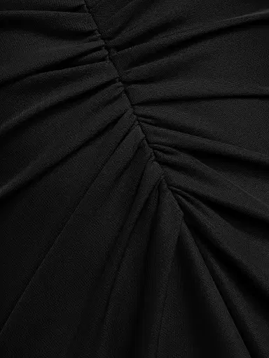 PRABAL GURUNG Women's Flutter-Sleeve Ruched Midi-Dress | Thumbnail 7 PRABAL GURUNG Women's Flutter-Sleeve Ruched Midi-Dress | Thumbnail 7
