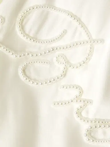 Fleur du Mal Women's Satin Short Robe - Ivory - Size Medium | Thumbnail 6 Fleur du Mal Women's Satin Short Robe - Ivory - Size Medium | Thumbnail 6