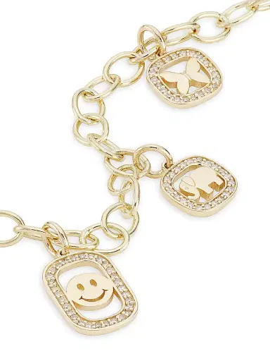 Sydney Evan Women's Open Icon 14K Gold & Diamond Charm Necklace - Gold | Thumbnail 4 Sydney Evan Women's Open Icon 14K Gold & Diamond Charm Necklace - Gold | Thumbnail 4