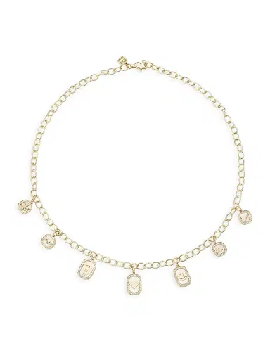 Sydney Evan Women's Open Icon 14K Gold & Diamond Charm Necklace - Gold | Thumbnail 1 Sydney Evan Women's Open Icon 14K Gold & Diamond Charm Necklace - Gold | Thumbnail 1