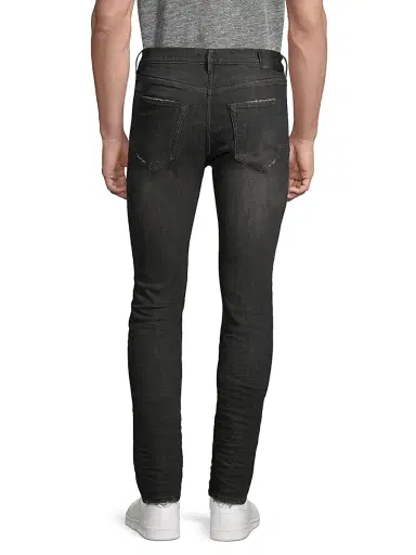 Purple Brand Men's P001 Over Spray Slim-Fit Jeans - Black - Size 40 | Thumbnail 5 Purple Brand Men's P001 Over Spray Slim-Fit Jeans - Black - Size 40 | Thumbnail 5
