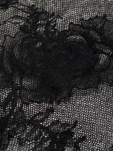 Fleur du Mal Women's Bouquet Lace Boxers - Black - Size XS | Thumbnail 6 Fleur du Mal Women's Bouquet Lace Boxers - Black - Size XS | Thumbnail 6