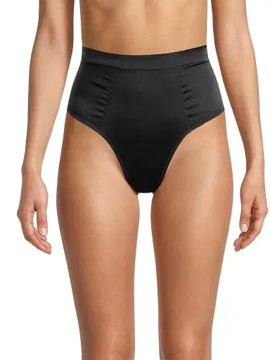 Kiki de Montparnasse Women's Tous Les Jours High-Waist Thong - Black - Size Medium | Thumbnail 3 Kiki de Montparnasse Women's Tous Les Jours High-Waist Thong - Black - Size Medium | Thumbnail 3