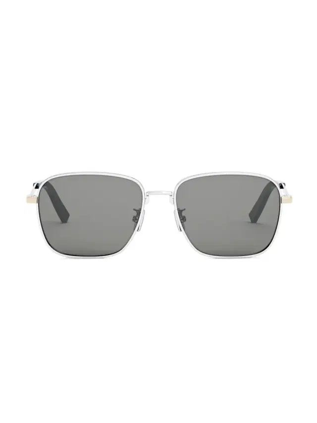 Men's CD Diamond S4U 55MM Geometric Sunglasses - Smoke Mirror Men's CD Diamond S4U 55MM Geometric Sunglasses - Smoke Mirror