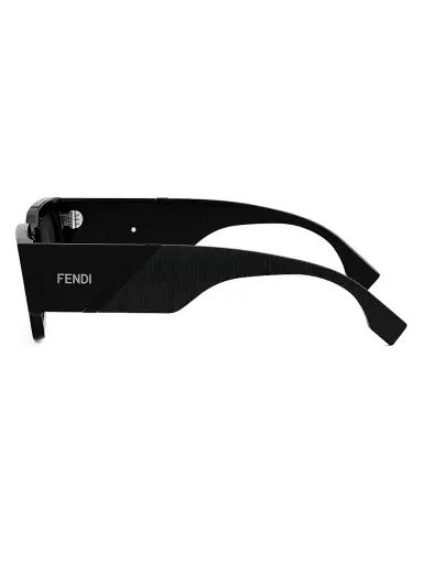 Fendi Men's 51MM Rectangular Sunglasses - Dark Green Green | Thumbnail 11 Fendi Men's 51MM Rectangular Sunglasses - Dark Green Green | Thumbnail 11