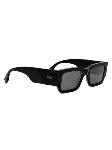Fendi Men's 51MM Rectangular Sunglasses - Dark Green Green | Thumbnail 16 Fendi Men's 51MM Rectangular Sunglasses - Dark Green Green | Thumbnail 16
