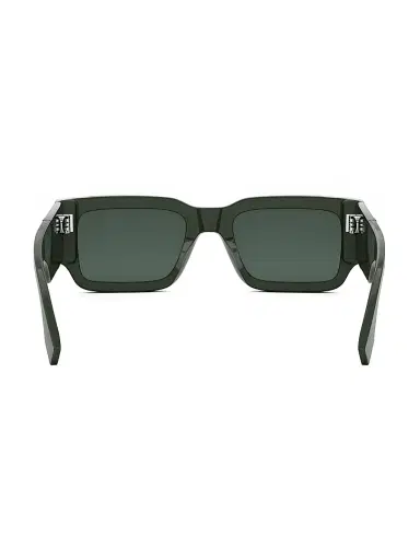 Fendi Men's 51MM Rectangular Sunglasses - Dark Green Green | Thumbnail 5 Fendi Men's 51MM Rectangular Sunglasses - Dark Green Green | Thumbnail 5