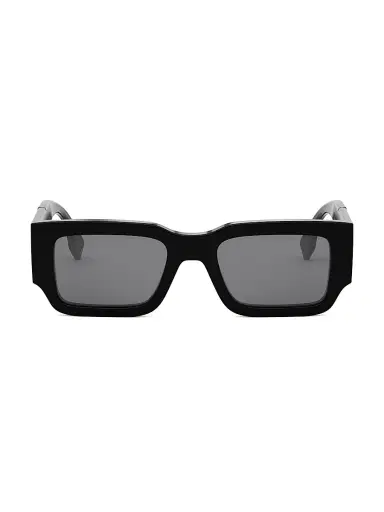 Fendi Men's 51MM Rectangular Sunglasses - Dark Green Green | Thumbnail 10 Fendi Men's 51MM Rectangular Sunglasses - Dark Green Green | Thumbnail 10