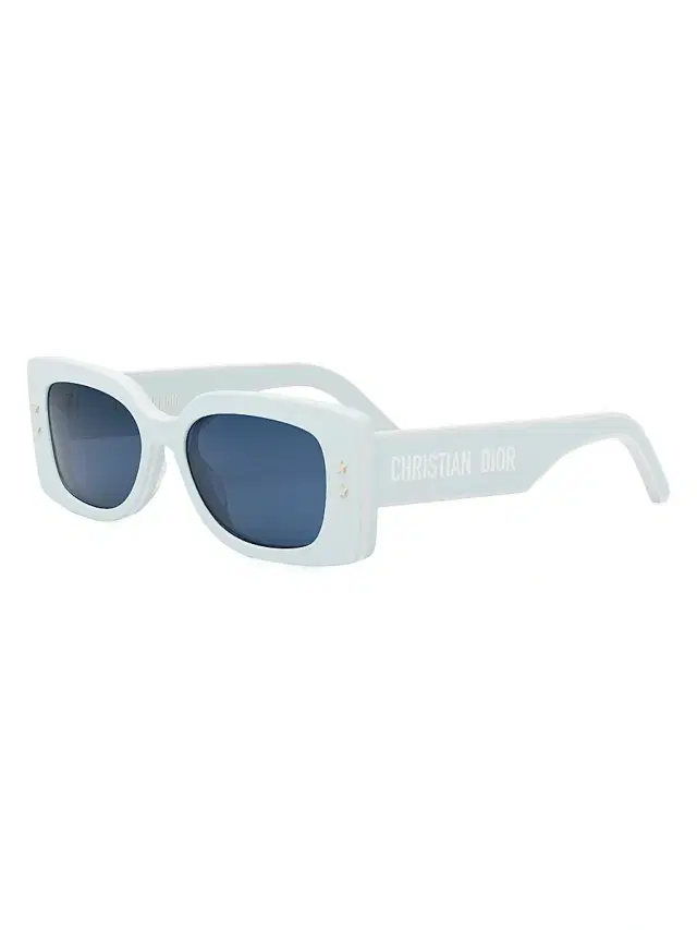 Women's Pacific S1U 53MM Acetate Rectangular Sunglasses - Shiny Light Blue Women's Pacific S1U 53MM Acetate Rectangular Sunglasses - Shiny Light Blue