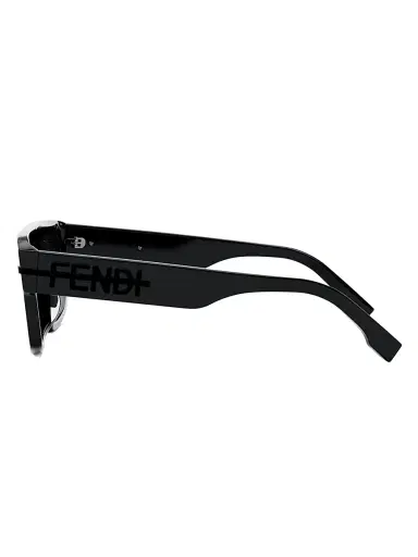Fendi Men's Fendigraphy 54MM Rectangular Sunglasses - Shiny Black Smoke | Thumbnail 3 Fendi Men's Fendigraphy 54MM Rectangular Sunglasses - Shiny Black Smoke | Thumbnail 3