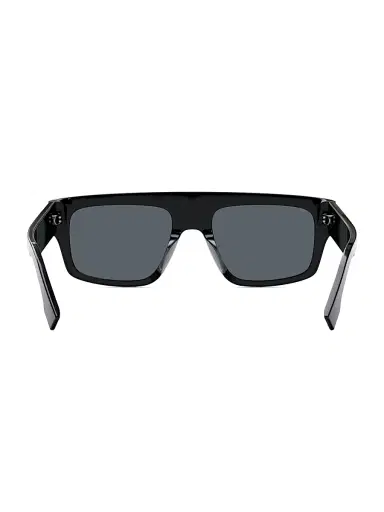 Fendi Men's Fendigraphy 54MM Rectangular Sunglasses - Shiny Black Smoke | Thumbnail 5 Fendi Men's Fendigraphy 54MM Rectangular Sunglasses - Shiny Black Smoke | Thumbnail 5