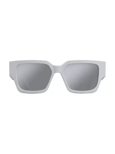 Dior Men's CD SU 55MM Square Sunglasses - White Smoke Mirror | Thumbnail 1 Dior Men's CD SU 55MM Square Sunglasses - White Smoke Mirror | Thumbnail 1