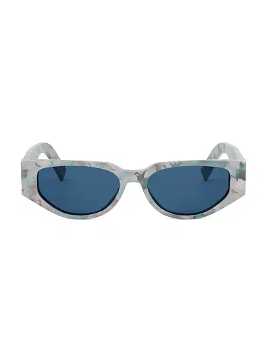 Dior Men's CD Diamond S7I Geometric Sunglasses - Pale Blue Havana Bright Blue | Thumbnail 2 Dior Men's CD Diamond S7I Geometric Sunglasses - Pale Blue Havana Bright Blue | Thumbnail 2