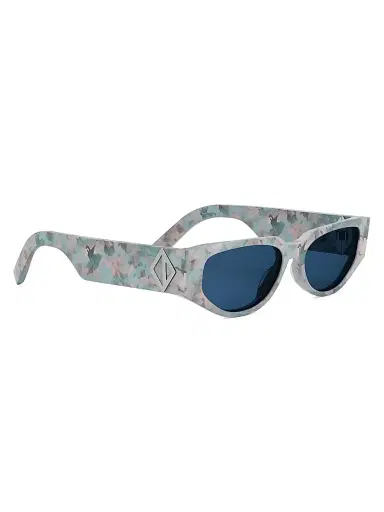 Dior Men's CD Diamond S7I Geometric Sunglasses - Pale Blue Havana Bright Blue | Thumbnail 8 Dior Men's CD Diamond S7I Geometric Sunglasses - Pale Blue Havana Bright Blue | Thumbnail 8