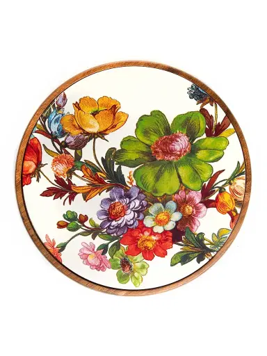 MacKenzie-Childs Flower Market Trivet - White | Thumbnail 1 MacKenzie-Childs Flower Market Trivet - White | Thumbnail 1
