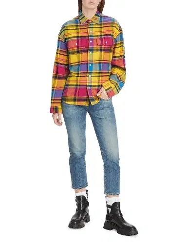 R13 Women's Boy Straight-Leg Jeans - Kelly Stretch - Size 30 | Thumbnail 2 R13 Women's Boy Straight-Leg Jeans - Kelly Stretch - Size 30 | Thumbnail 2