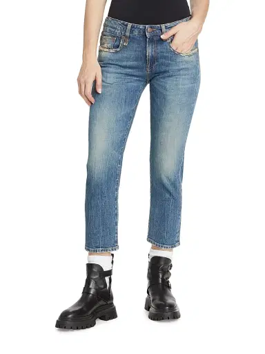 R13 Women's Boy Straight-Leg Jeans - Kelly Stretch - Size 30 | Thumbnail 3 R13 Women's Boy Straight-Leg Jeans - Kelly Stretch - Size 30 | Thumbnail 3