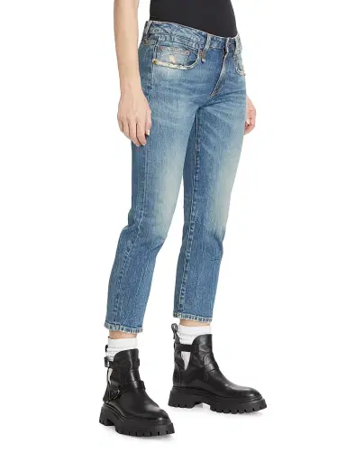 R13 Women's Boy Straight-Leg Jeans - Kelly Stretch - Size 30 | Thumbnail 4 R13 Women's Boy Straight-Leg Jeans - Kelly Stretch - Size 30 | Thumbnail 4