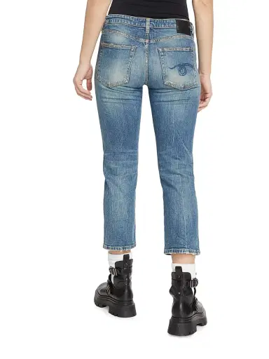 R13 Women's Boy Straight-Leg Jeans - Kelly Stretch - Size 30 | Thumbnail 5 R13 Women's Boy Straight-Leg Jeans - Kelly Stretch - Size 30 | Thumbnail 5
