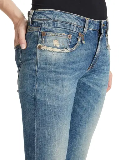 R13 Women's Boy Straight-Leg Jeans - Kelly Stretch - Size 30 | Thumbnail 6 R13 Women's Boy Straight-Leg Jeans - Kelly Stretch - Size 30 | Thumbnail 6