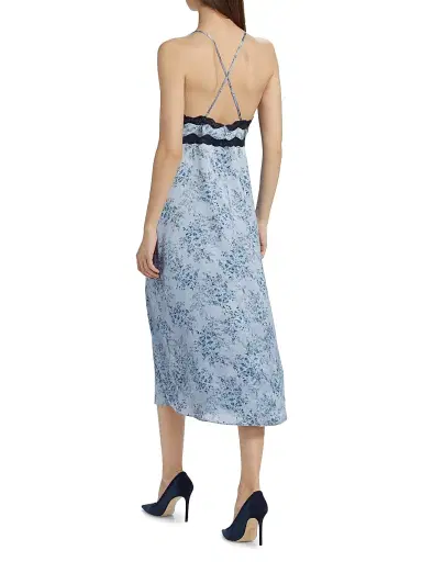 Cami NYC Women's Roya Floral Silk Slip Midi-Dress - Primavera Shadow | Thumbnail 5 Cami NYC Women's Roya Floral Silk Slip Midi-Dress - Primavera Shadow | Thumbnail 5