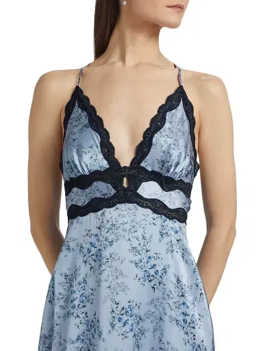 Cami NYC Women's Roya Floral Silk Slip Midi-Dress - Primavera Shadow | Thumbnail 6 Cami NYC Women's Roya Floral Silk Slip Midi-Dress - Primavera Shadow | Thumbnail 6